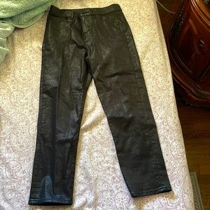 Black mom jeans, super high rise, size 8